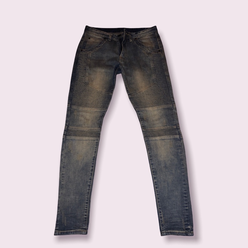 Represent Clo. Biker Denim Stone Wash Sz28 Rare